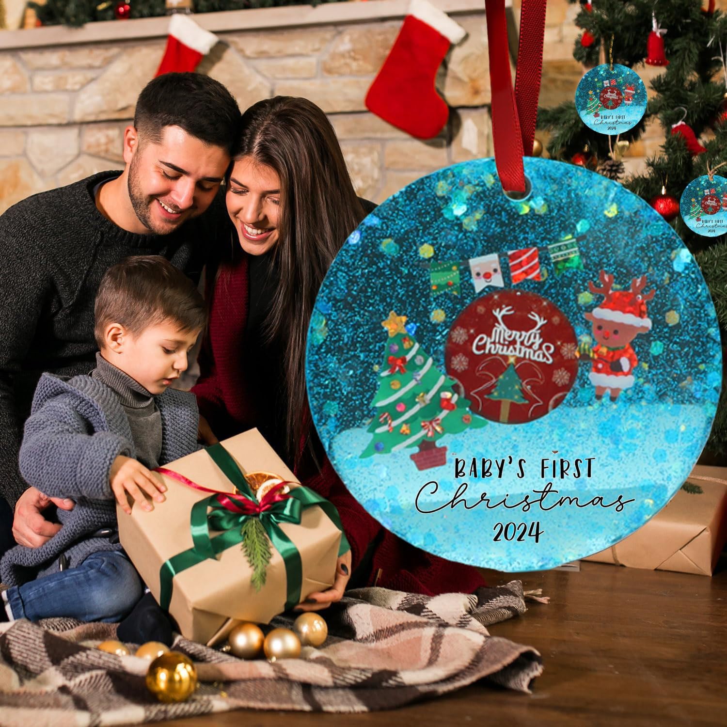 4 - Cavity Christmas Ornaments Resin Molds with Hole - Craft Resin US