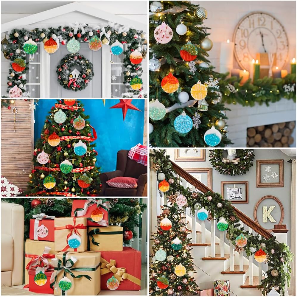 Christmas Ornament Resin Molds - 12 pcs - Craft Resin US