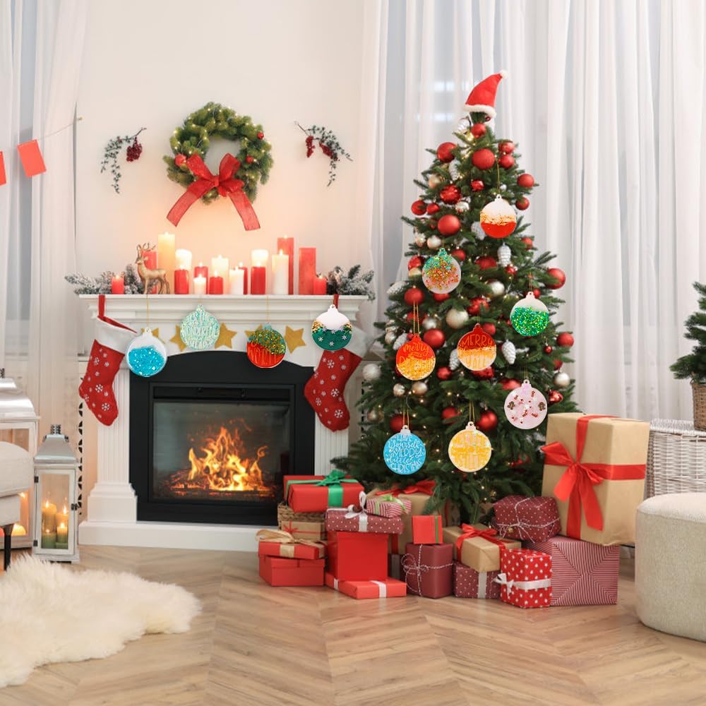 Christmas Ornament Resin Molds - 12 pcs - Craft Resin US