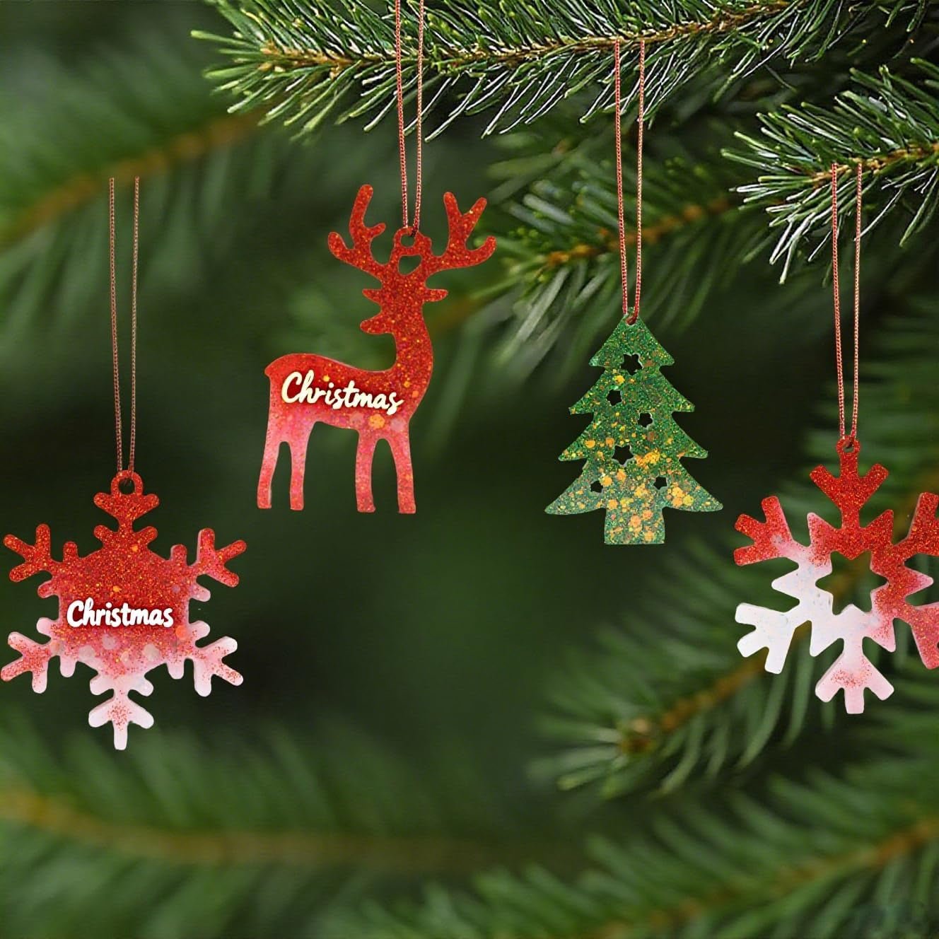 Christmas Ornament Resin Molds - set of 2 - Craft Resin US