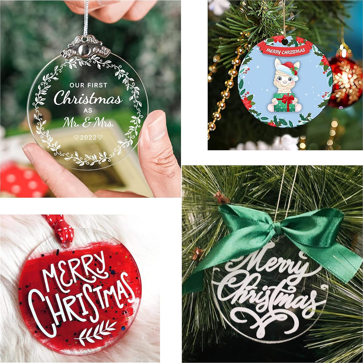 Christmas Ornament Resin Molds - set of 4 - Craft Resin US