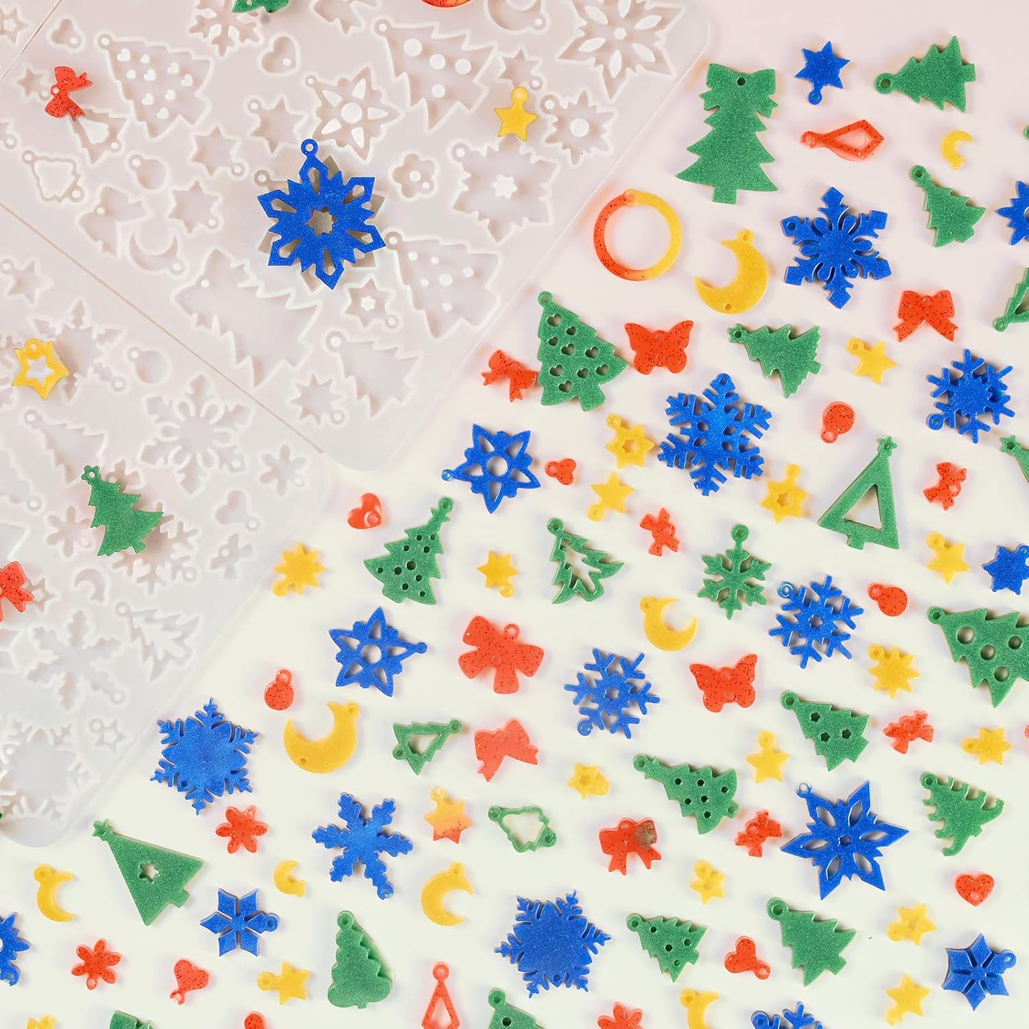 Christmas Resin Earring Molds - set of 4 - Craft Resin US