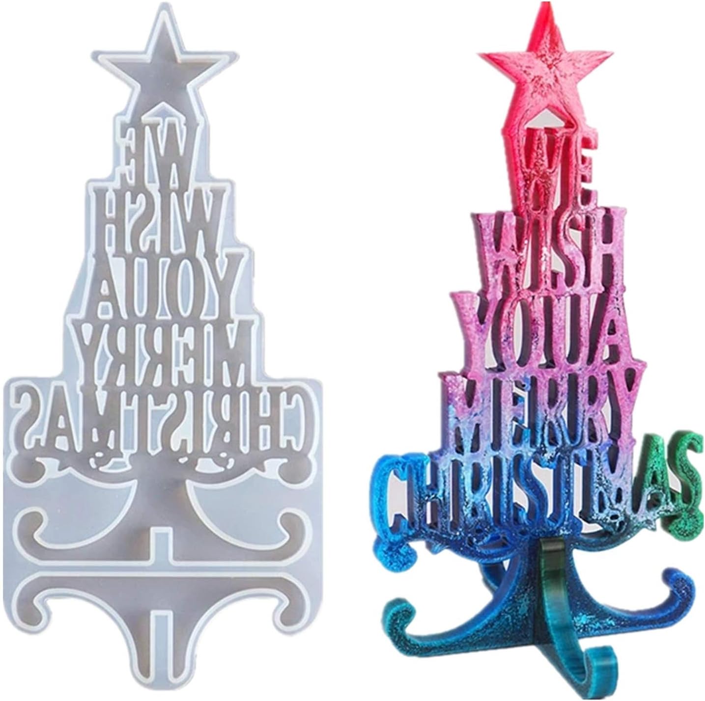 Christmas Sign Resin Mold - Craft Resin US