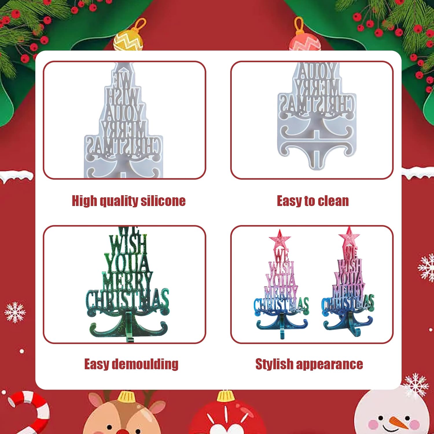Christmas Sign Resin Mold - Craft Resin US