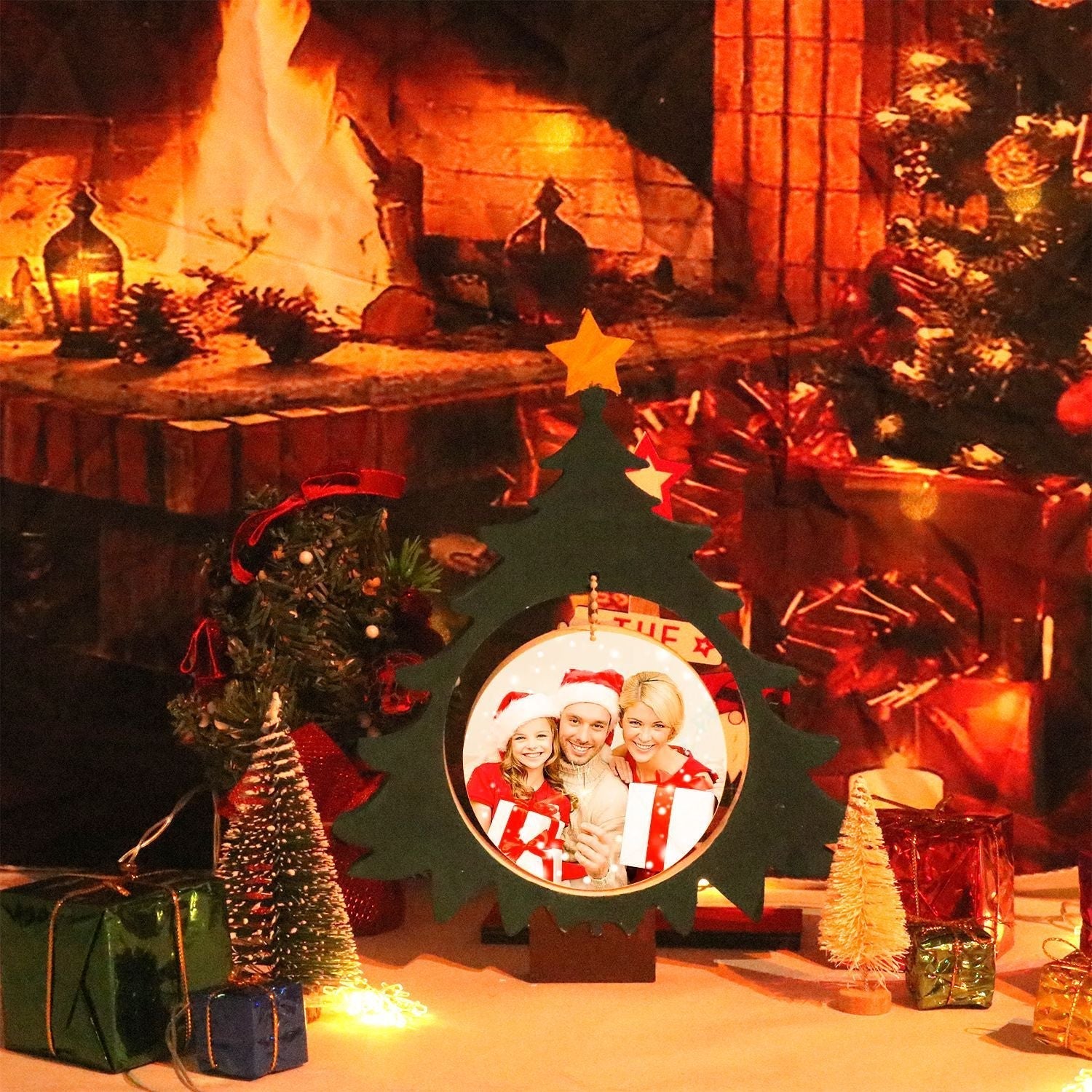 Christmas Tree Photo Frame Resin Mold - Craft Resin US