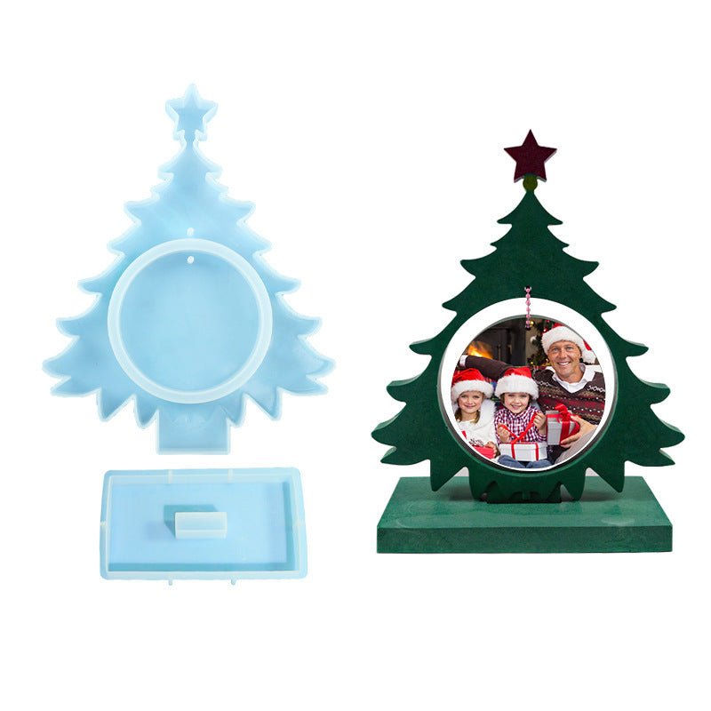 Christmas Tree Photo Frame Resin Mold - Craft Resin US