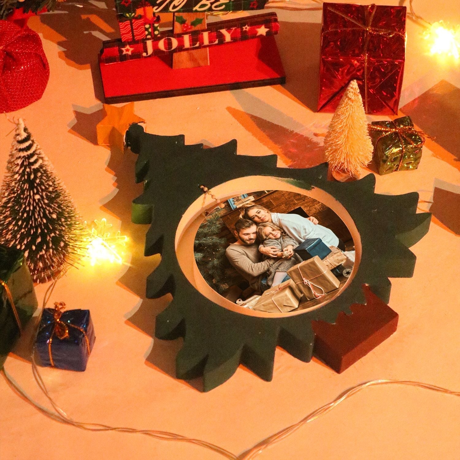 Christmas Tree Photo Frame Resin Mold - Craft Resin US