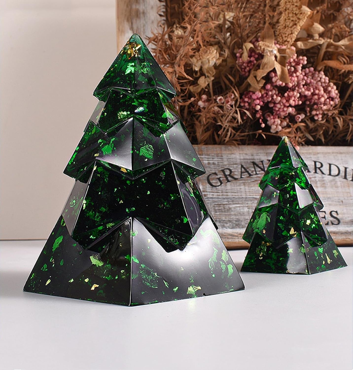 Christmas Tree Resin Molds - set of 4 - Craft Resin US