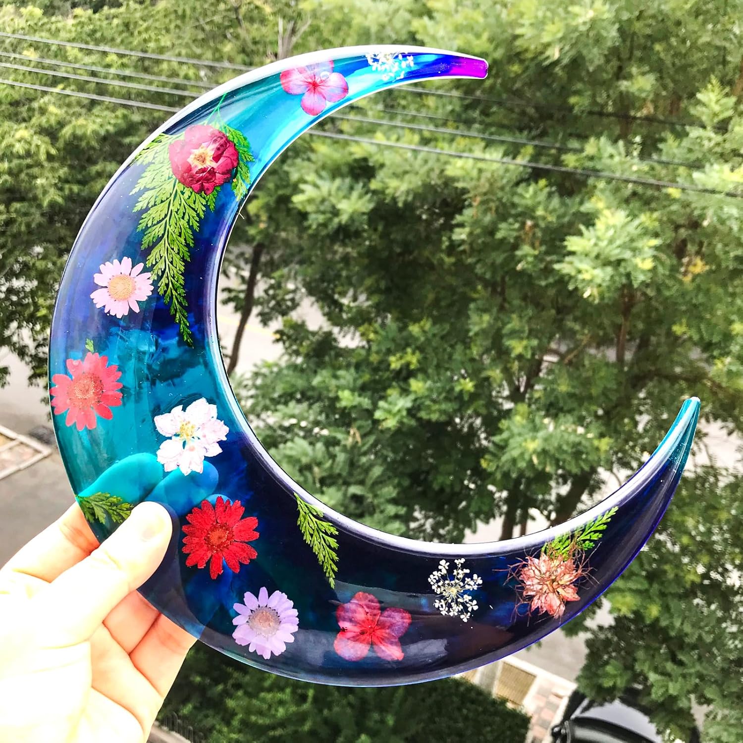 Crescent Moon Witch Mold - Set of 2 - Craft Resin US