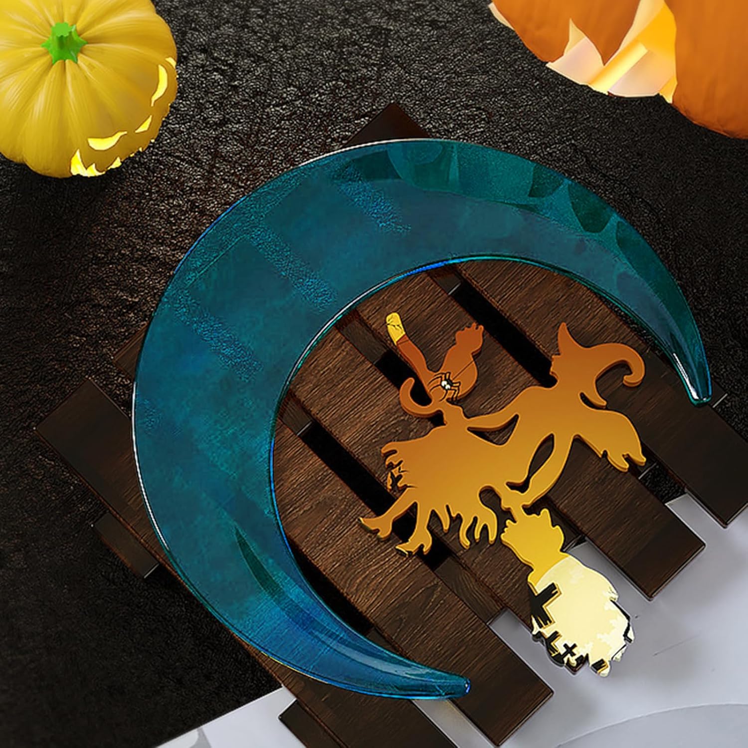Crescent Moon Witch Mold - Set of 2 - Craft Resin US
