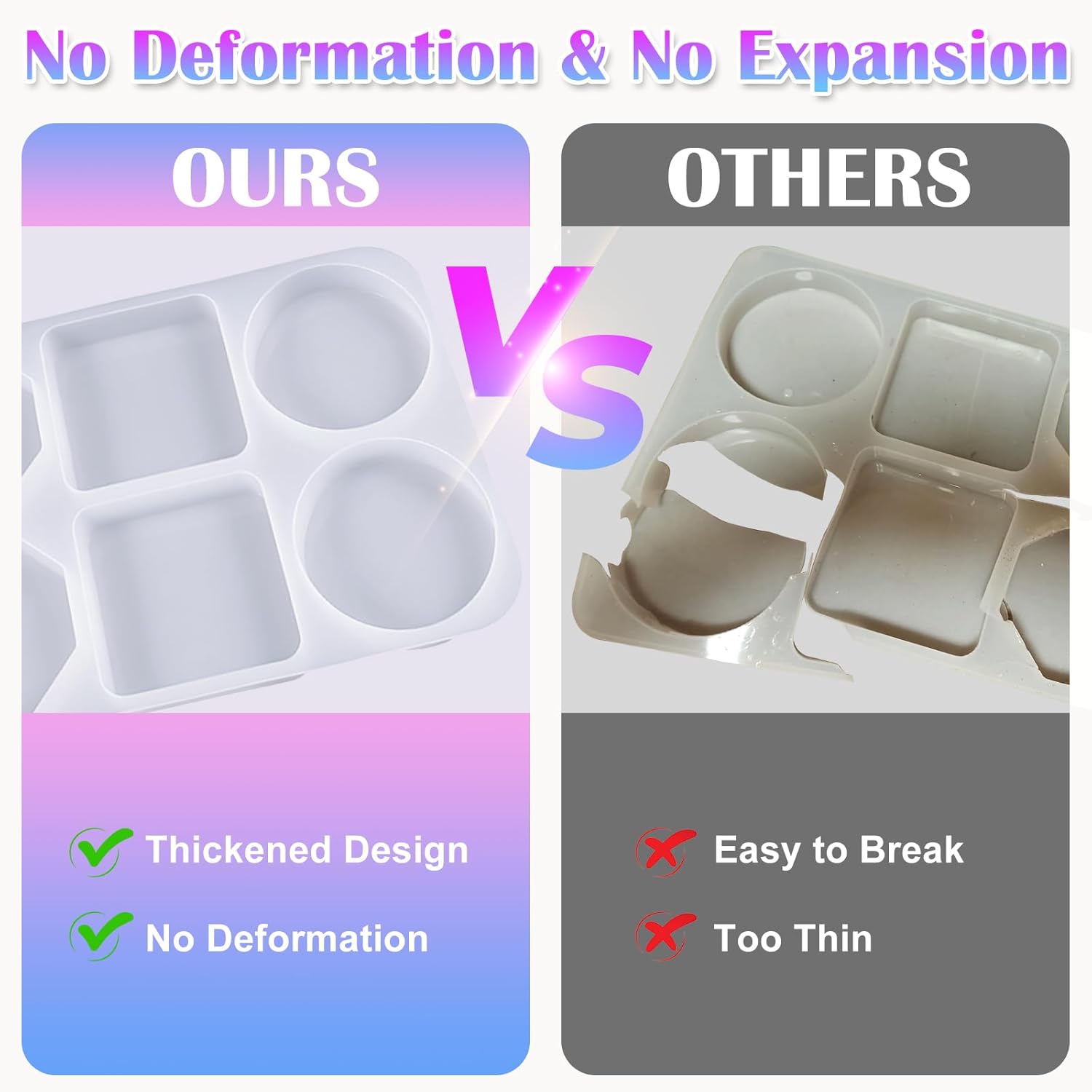 Deep Coaster Resin Mold (Octagon, Round, Square) - Craft Resin US