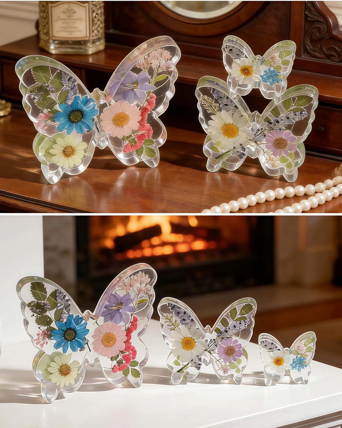Epoxy Resin Molds for Spring Butterfly Soft Silicone Molds Set of 3 Sizes Easter Silicone Molds for Resin, Gypsum and Candle - Craft Resin US