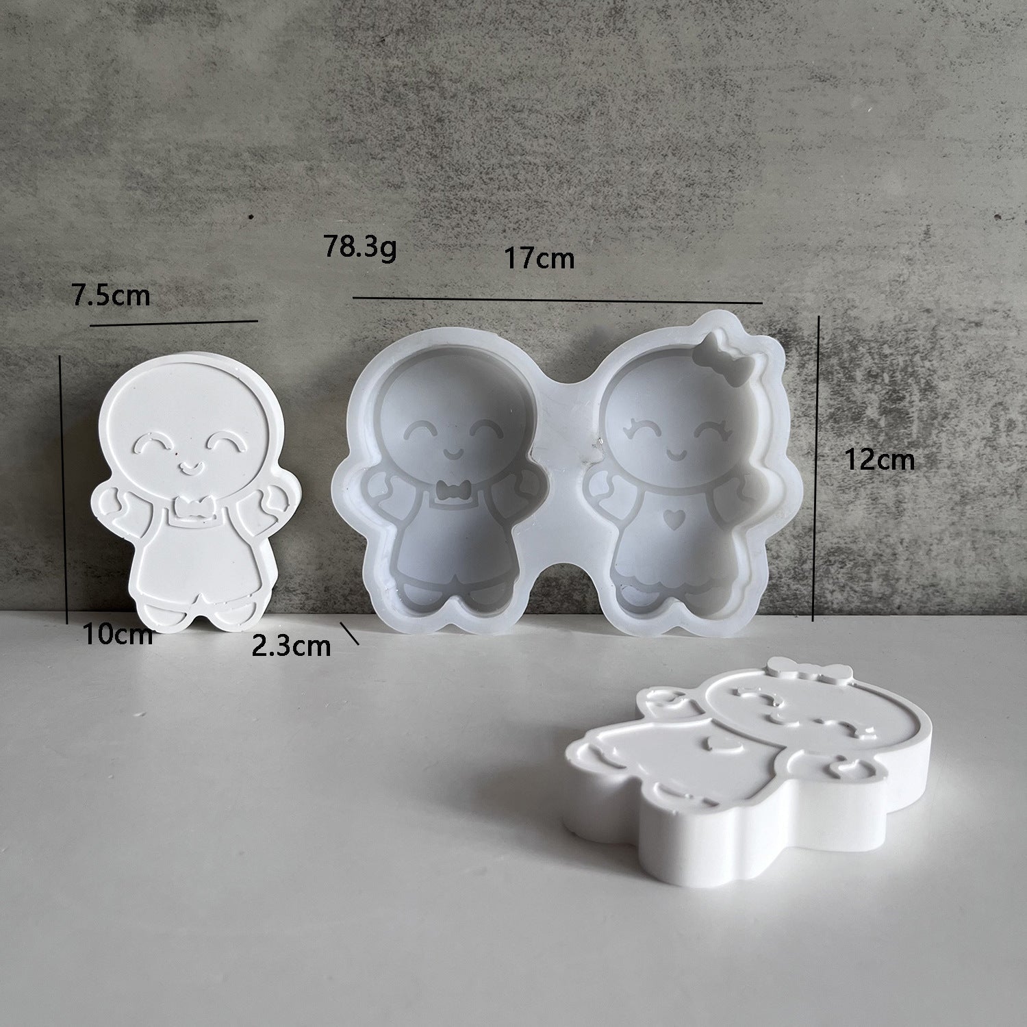 Gingerbread Man Ornament Resin Mold - Craft Resin US