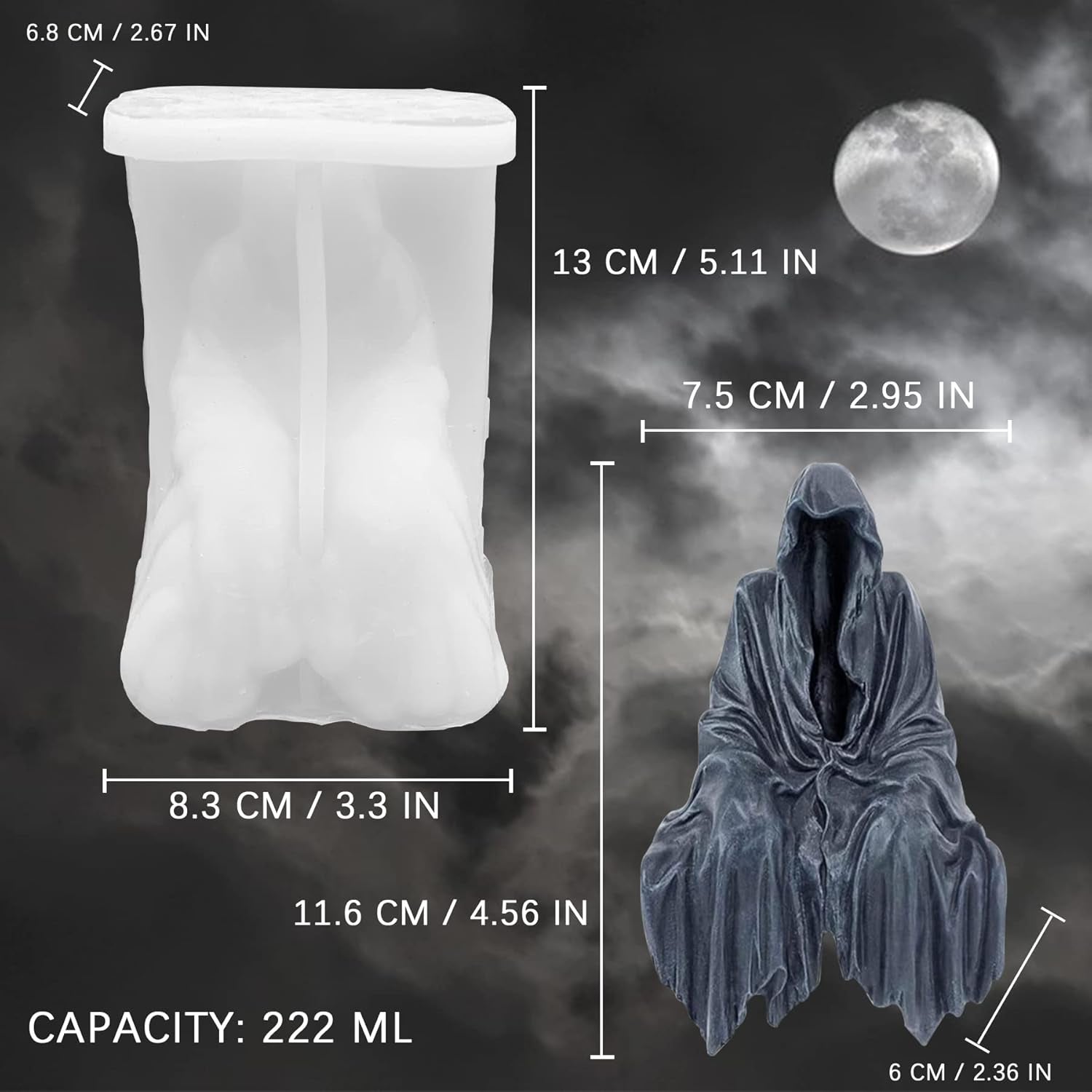Grim Reaper Resin Mold - Craft Resin US