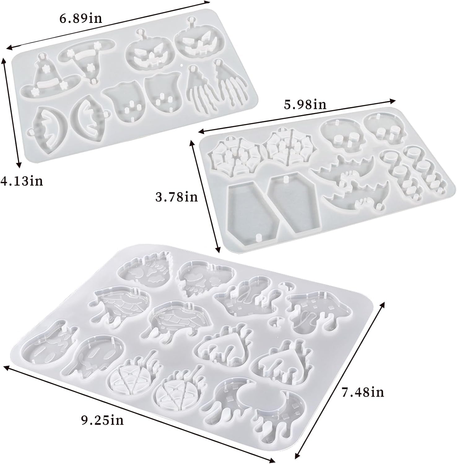 Halloween Earring Molds - Set of 3 - Craft Resin US