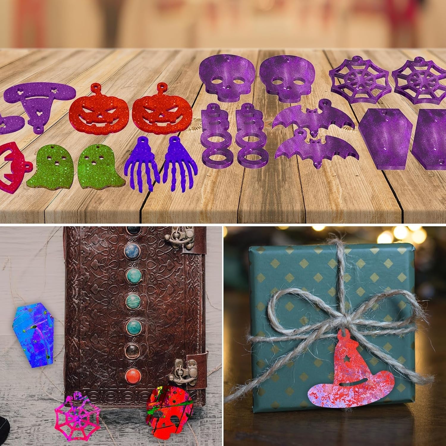 Halloween Earring Molds - Set of 3 - Craft Resin US
