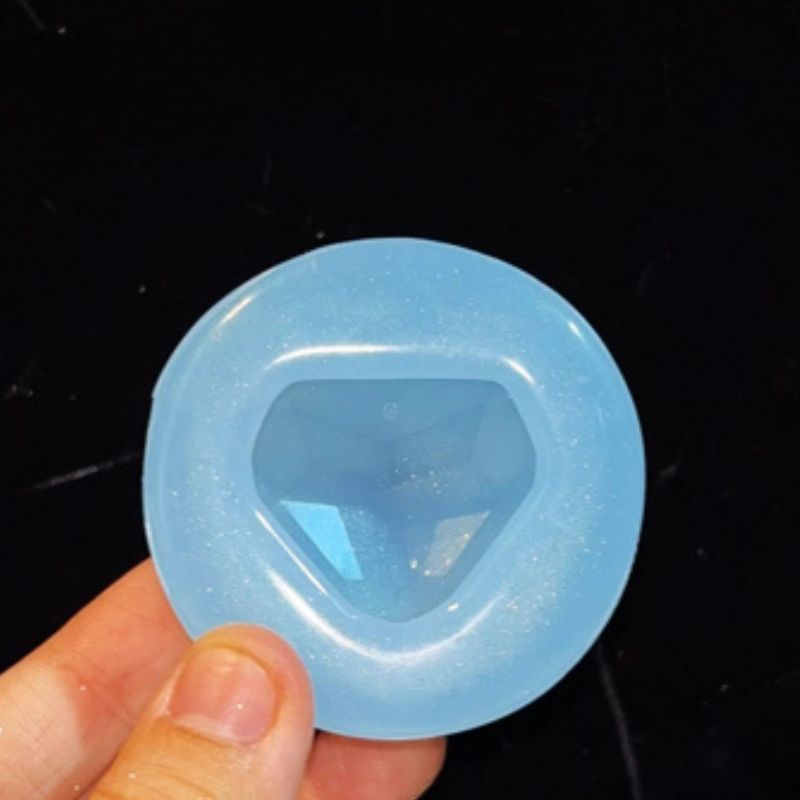 Handmade Crystal Heart with Hole Hanging Resin Mold - Craft Resin US