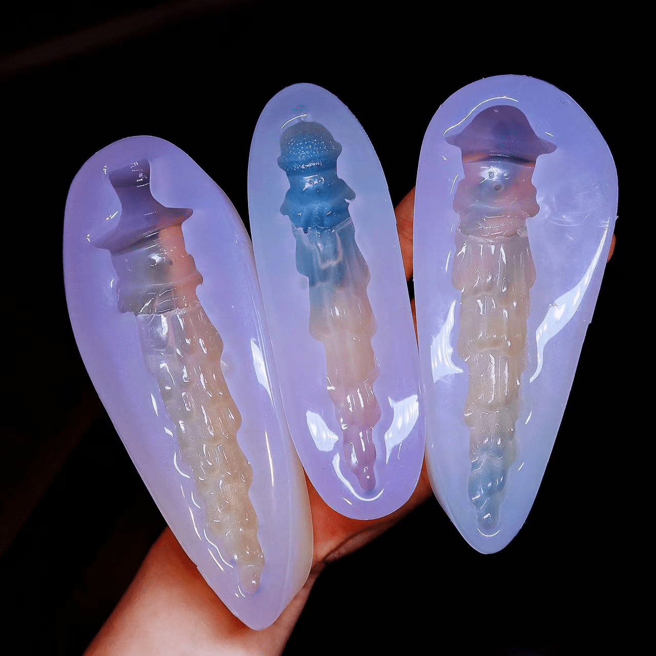 Handmade Crystal Snowman Icicle Ornament Christmas Tree Decoration Resin Molds - Craft Resin US