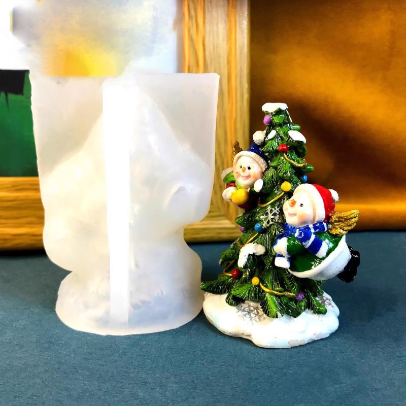 Handmade Cute Angel Christmas Tree Ornament Resin Mold - Craft Resin US