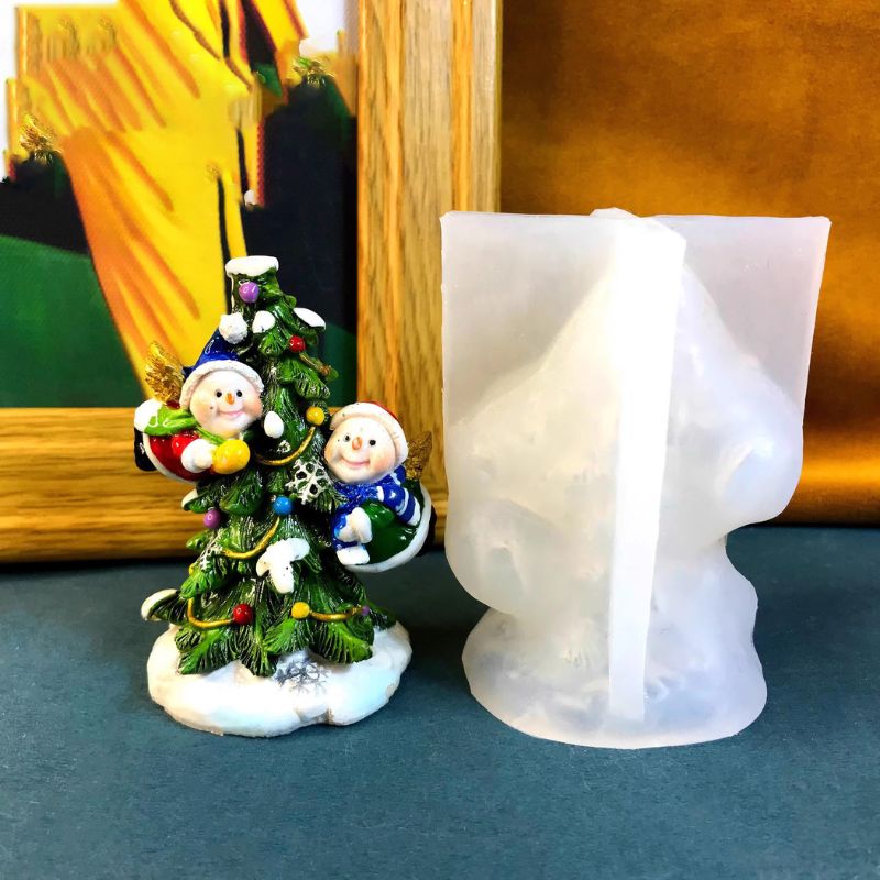 Handmade Cute Angel Christmas Tree Ornament Resin Mold - Craft Resin US