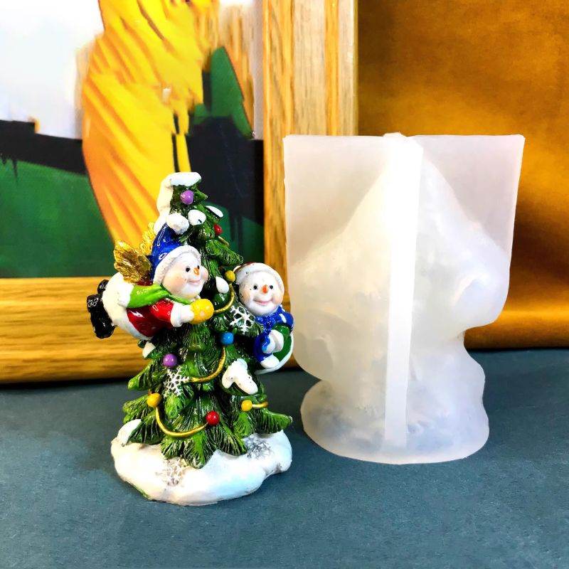 Handmade Cute Angel Christmas Tree Ornament Resin Mold - Craft Resin US