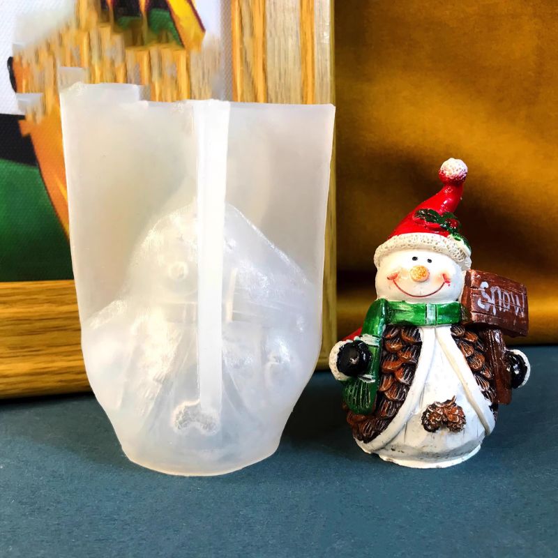 Handmade Cute Snowman Ornament Resin Mold - Craft Resin US