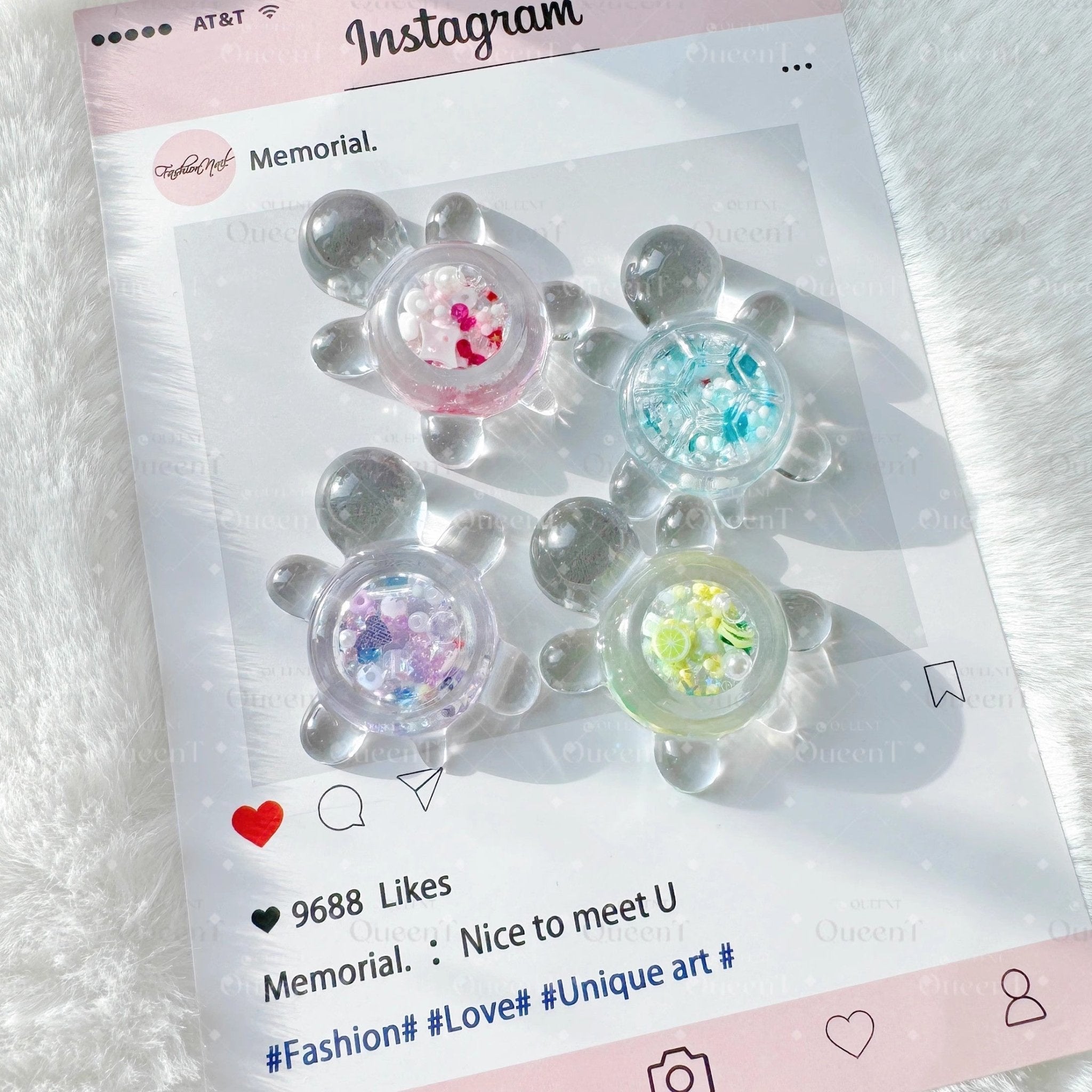 Handmade Cute Turtle Shaker Decoration Resin Mold（Includes a turtle shell） - Craft Resin US