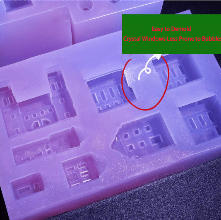 Handmade Mini Crystal Castle House Decoration Ornament Resin Molds(Not for beginners) - Craft Resin US