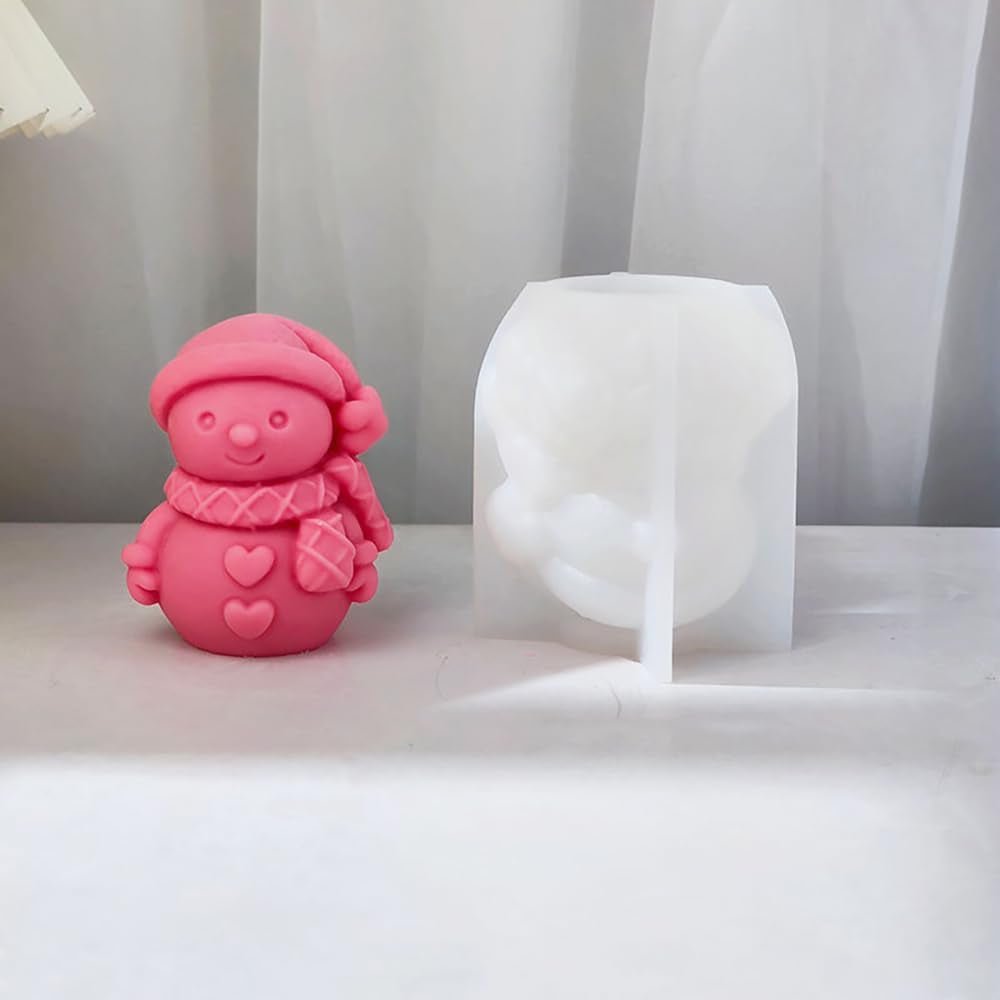 Hat Scarf Snowman Resin Mold - Craft Resin US