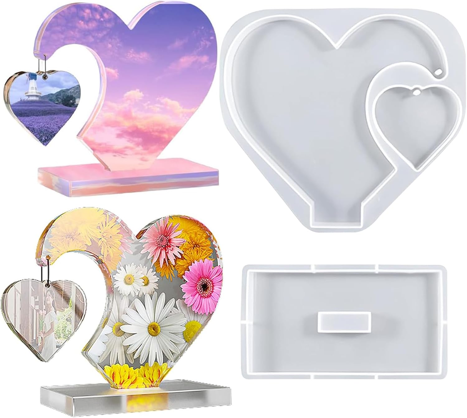 Heart Photo Frame Resin Mold - Craft Resin US