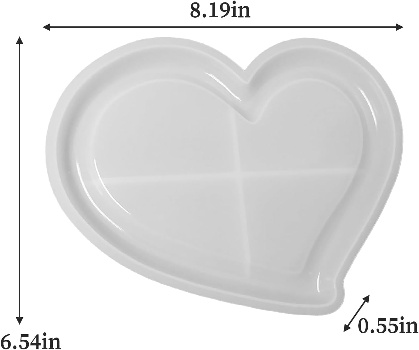 Heart Shape Tray Resin Mold - Craft Resin US