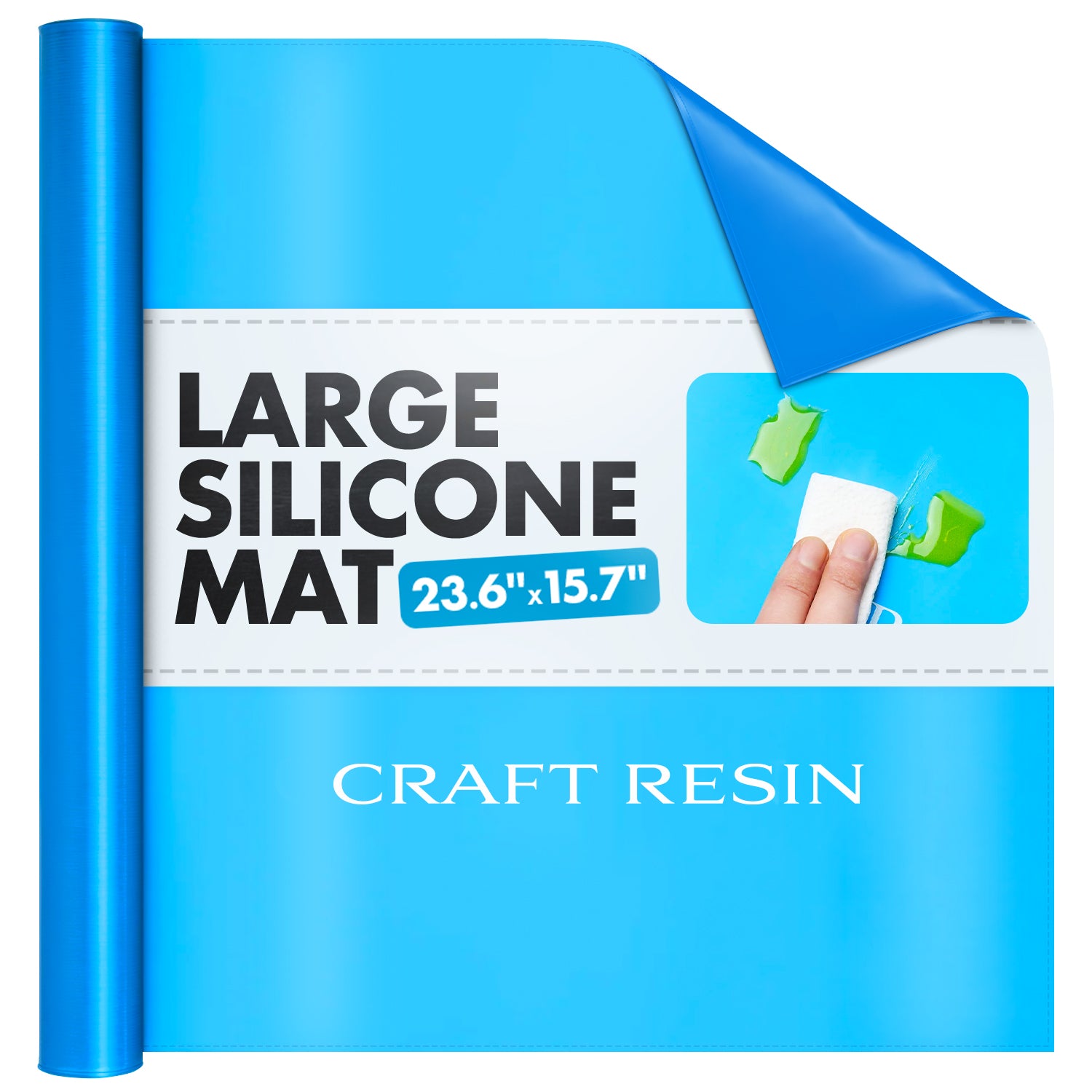 Large Silicone Mat - 60x40 cm - Craft Resin US