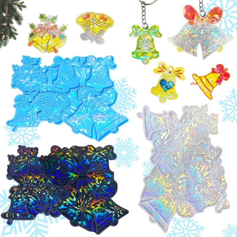 Laser Christmas Bell Decoration Resin Molds - Craft Resin US