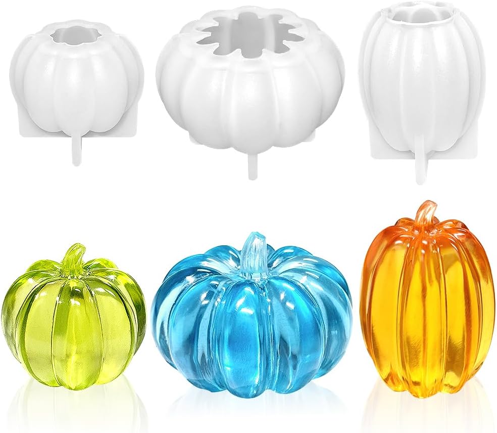 Mini 3D Pumpkin Molds - Set of 3 - Craft Resin US