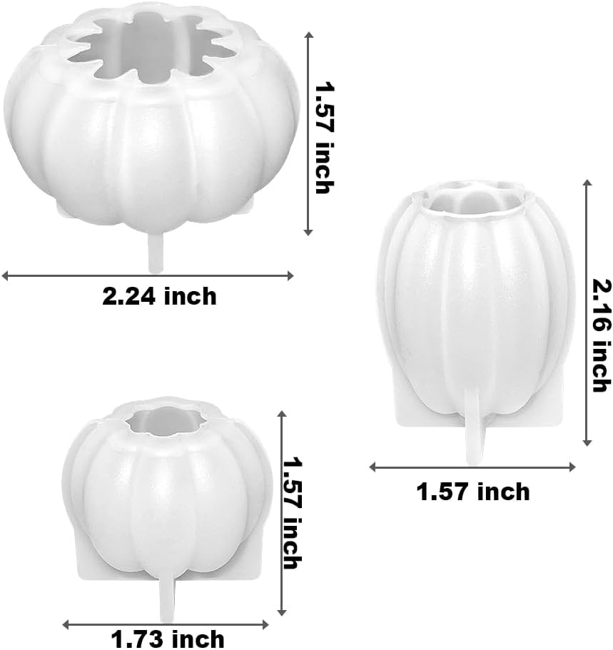 Mini 3D Pumpkin Molds - Set of 3 - Craft Resin US