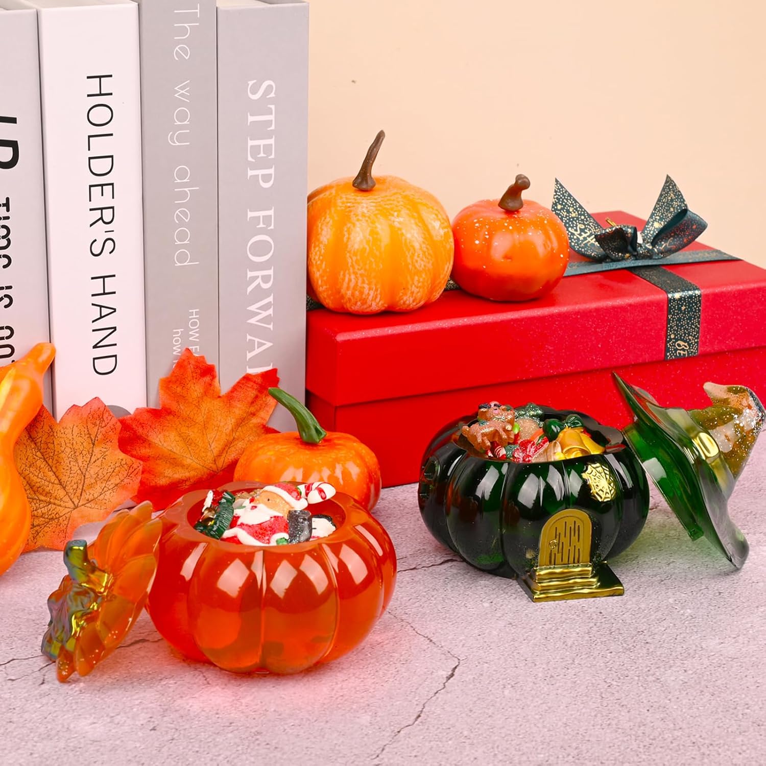 Pumpkin Jar Mold - 2 pcs - Craft Resin US