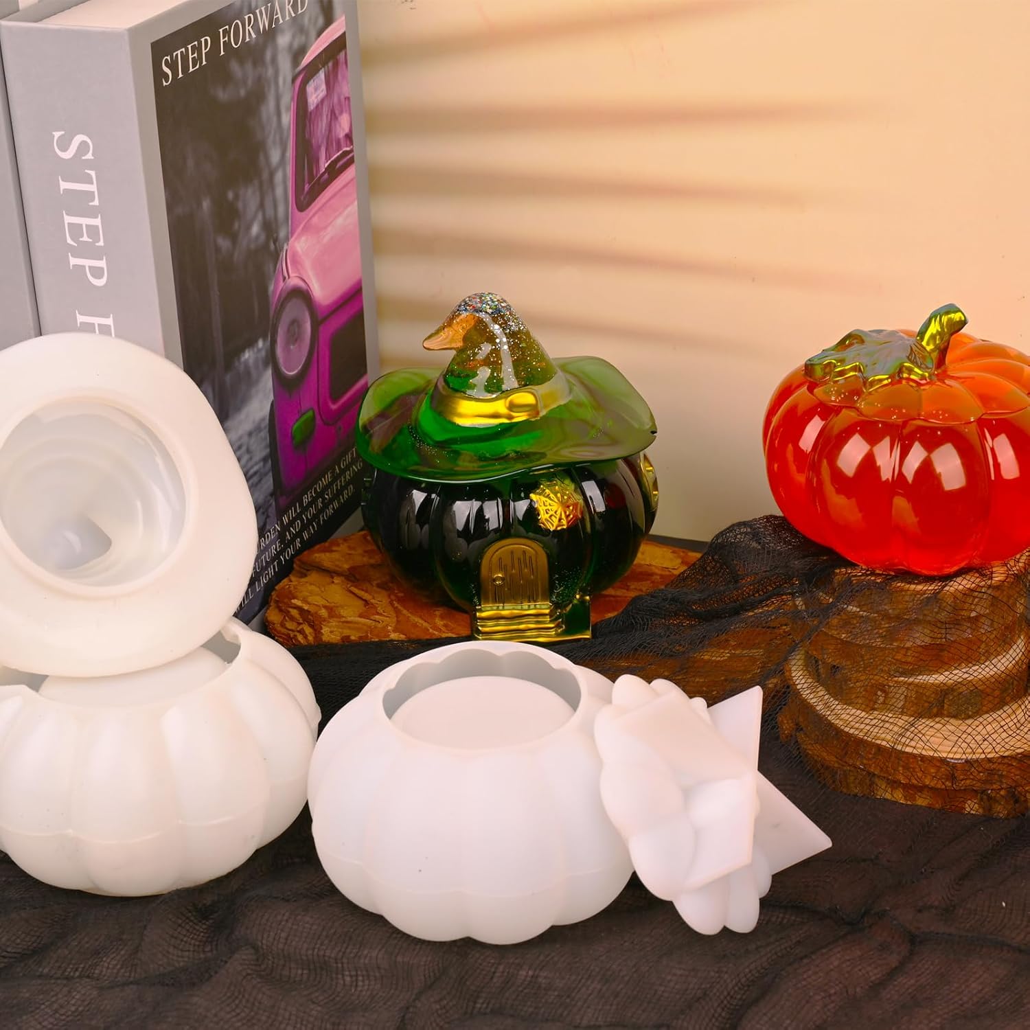 Pumpkin Jar Mold - 2 pcs - Craft Resin US