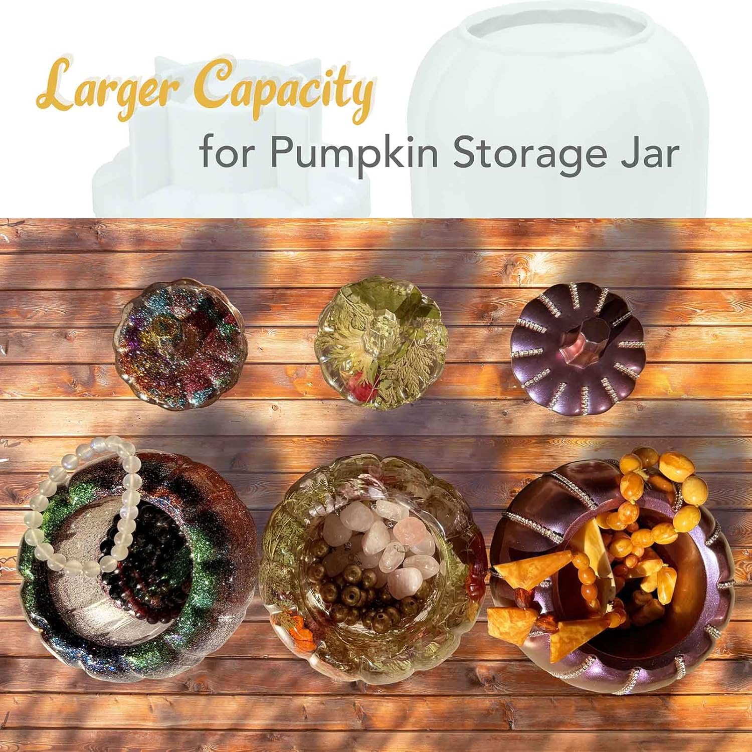 Pumpkin Jar Resin Mold - Craft Resin US