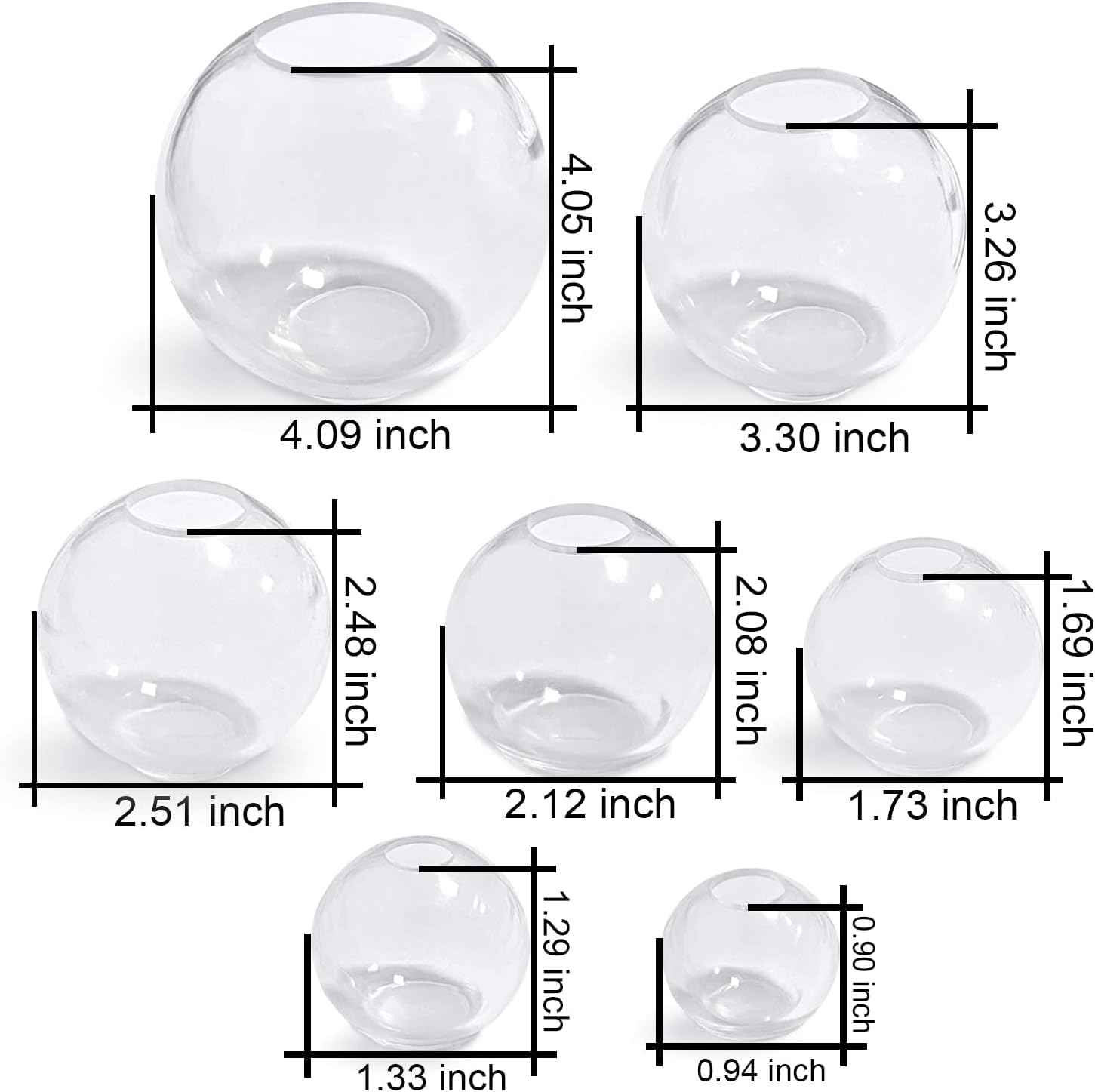 Silicone Sphere Molds - Set of 7 - Craft Resin US