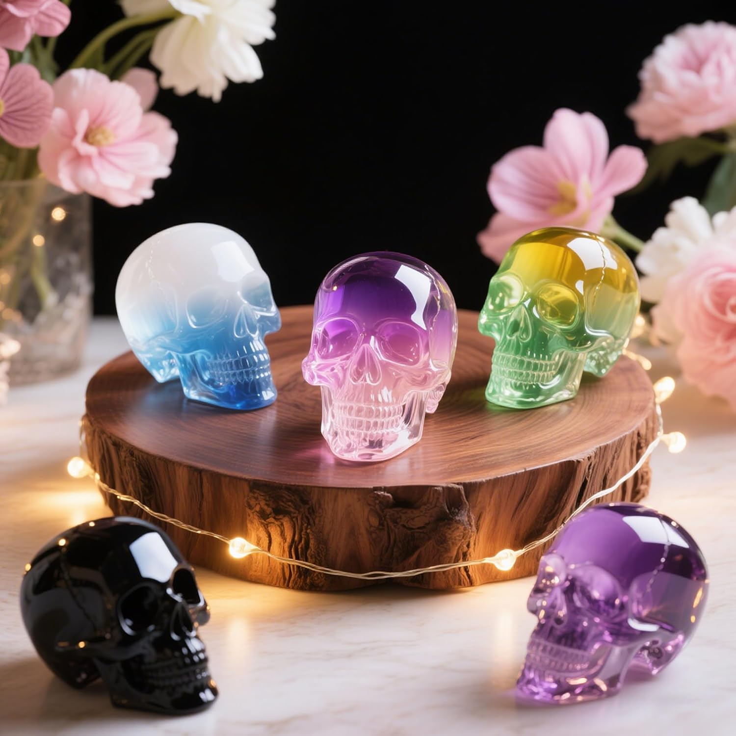 Skull Keychain Molds - Set of 8 - Craft Resin US