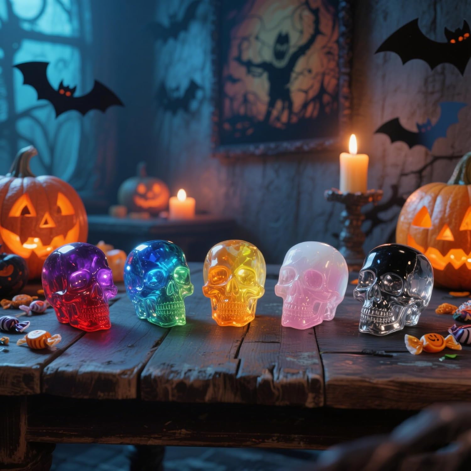 Skull Keychain Molds - Set of 8 - Craft Resin US