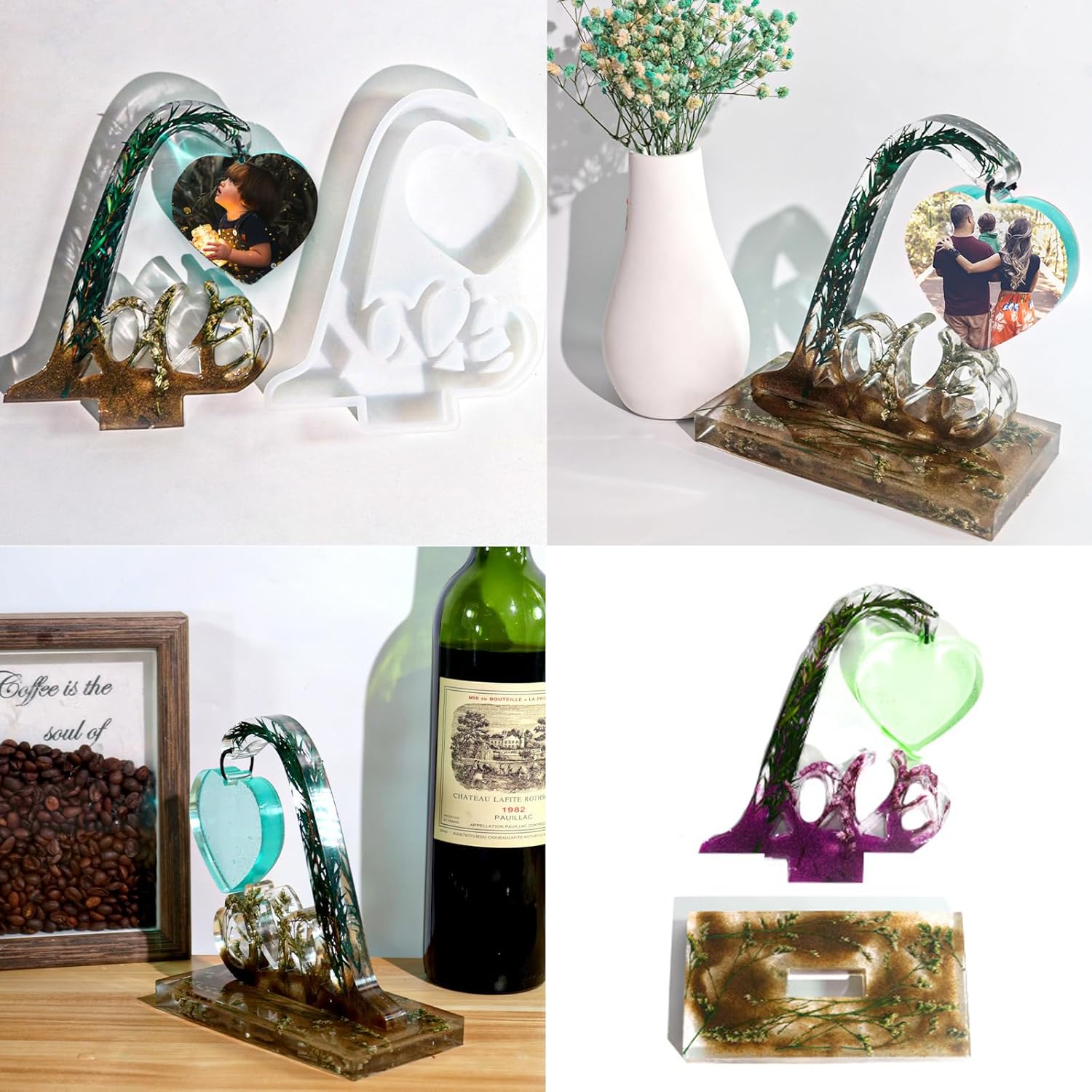 St Valentine Large Picture Frame Resin Mold - Craft Resin US