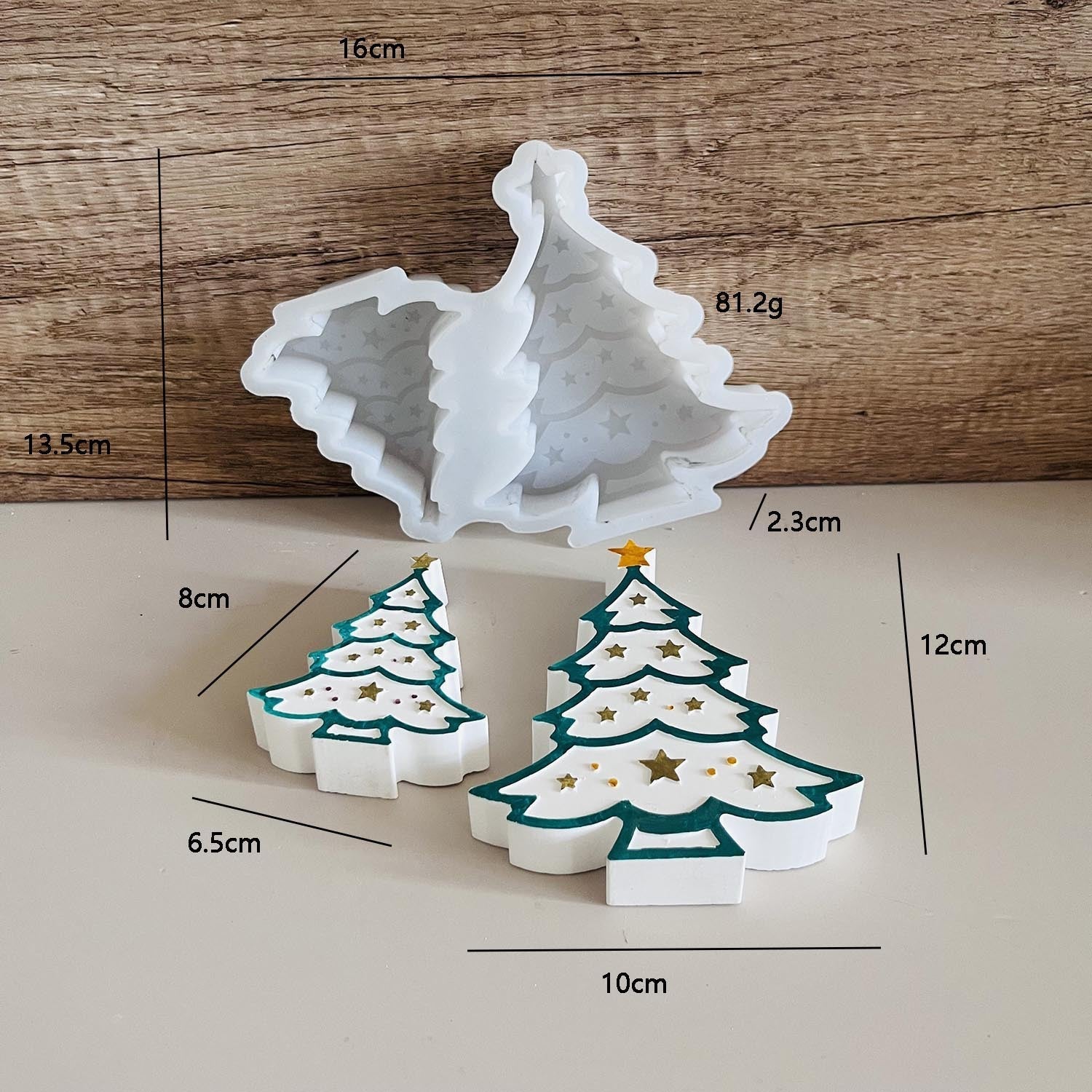 Star Christmas Tree Ornament Resin Mold - Craft Resin US