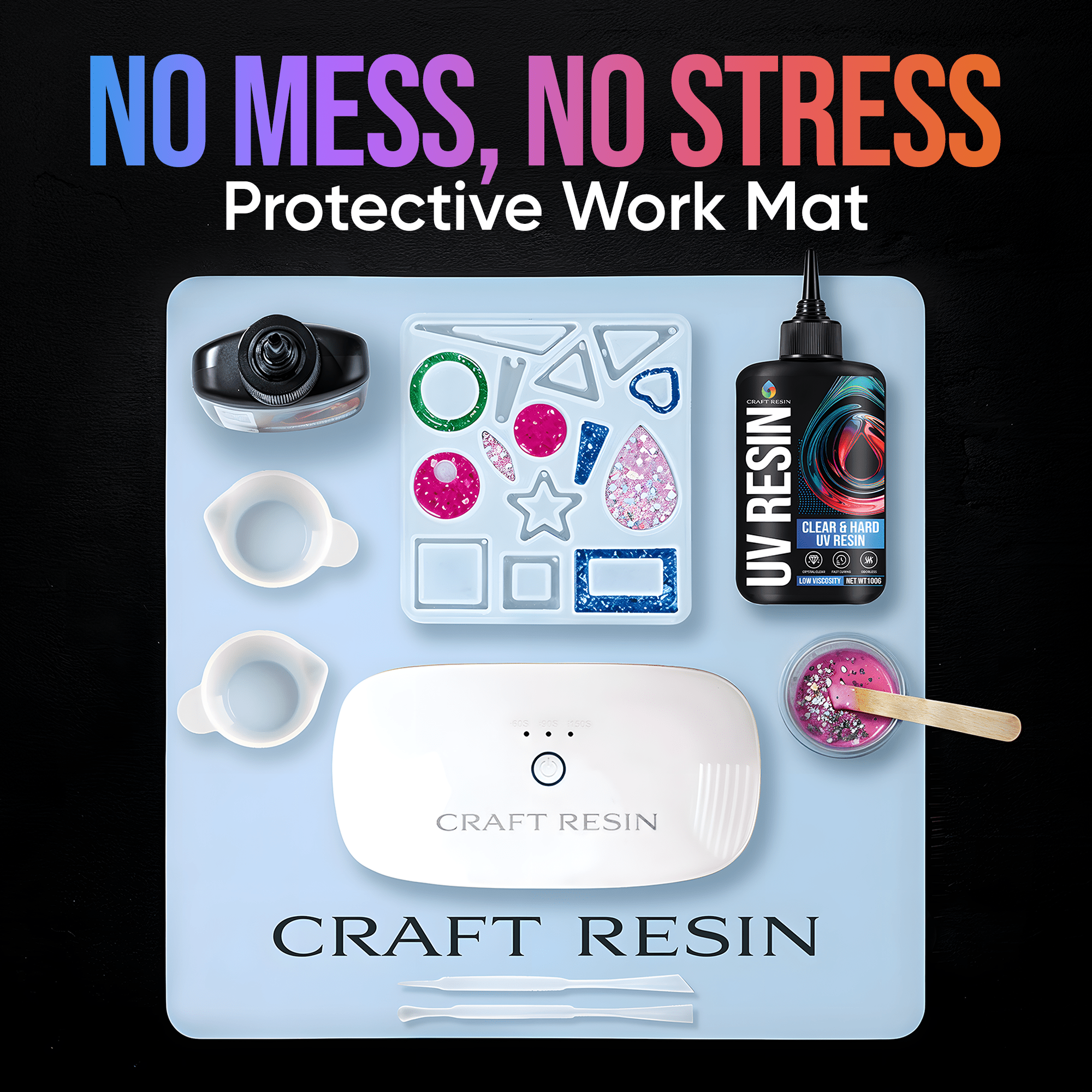 UV Resin Kit with Lamp 36W - Craft Resin US