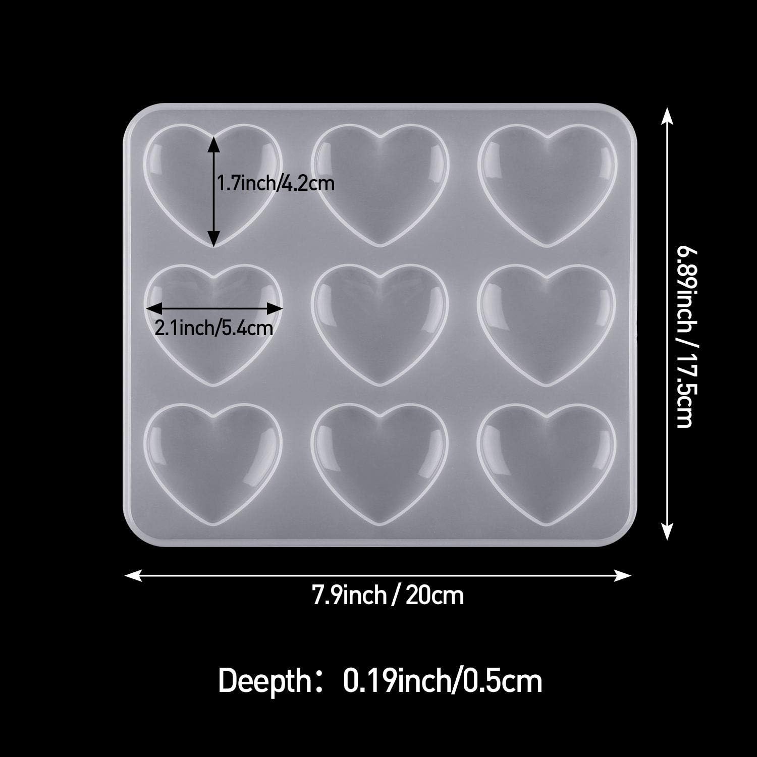 Valentine Heart Resin Mold - Craft Resin US