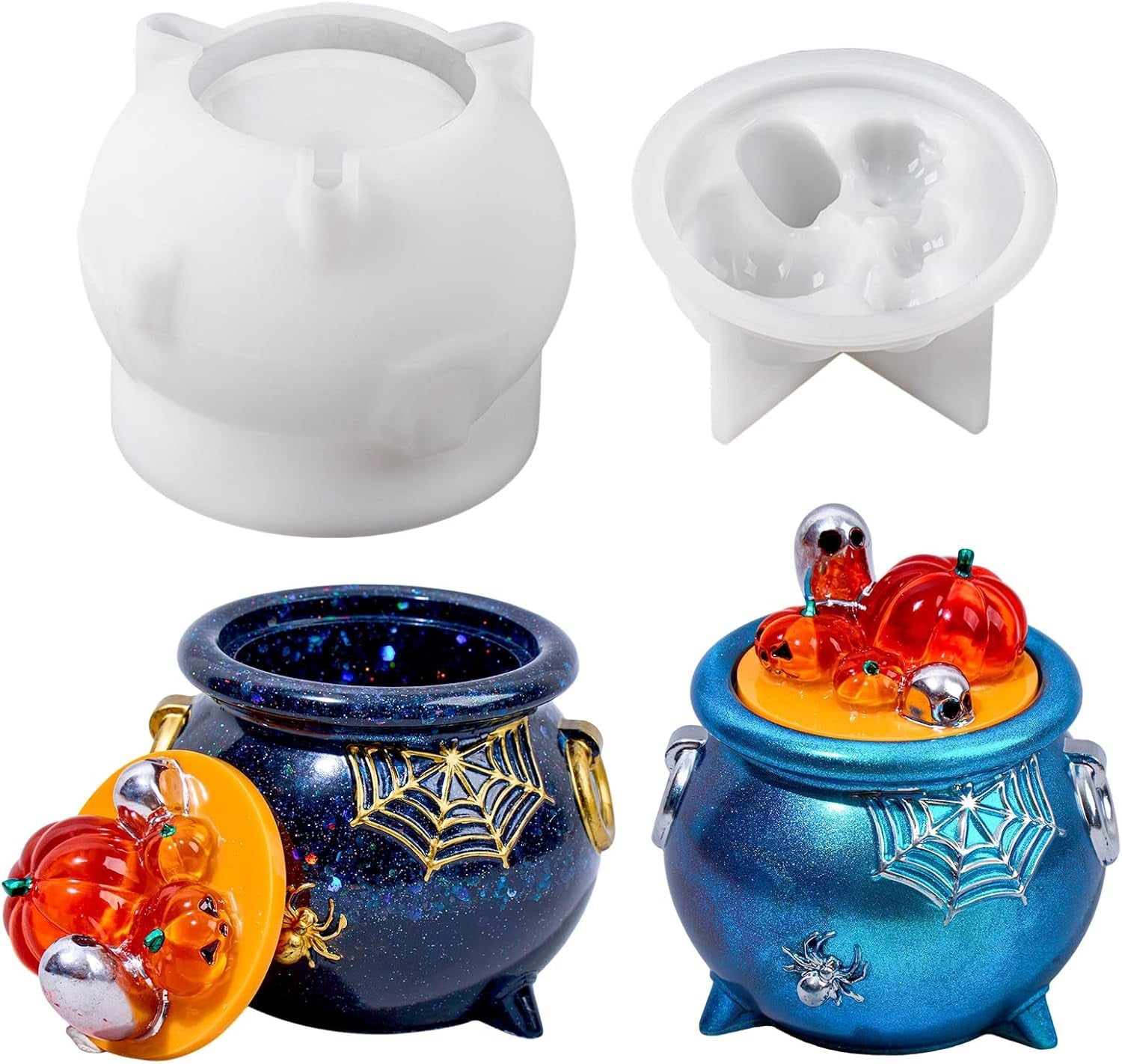 Witch Cauldron Jar Resin Mold - Craft Resin US